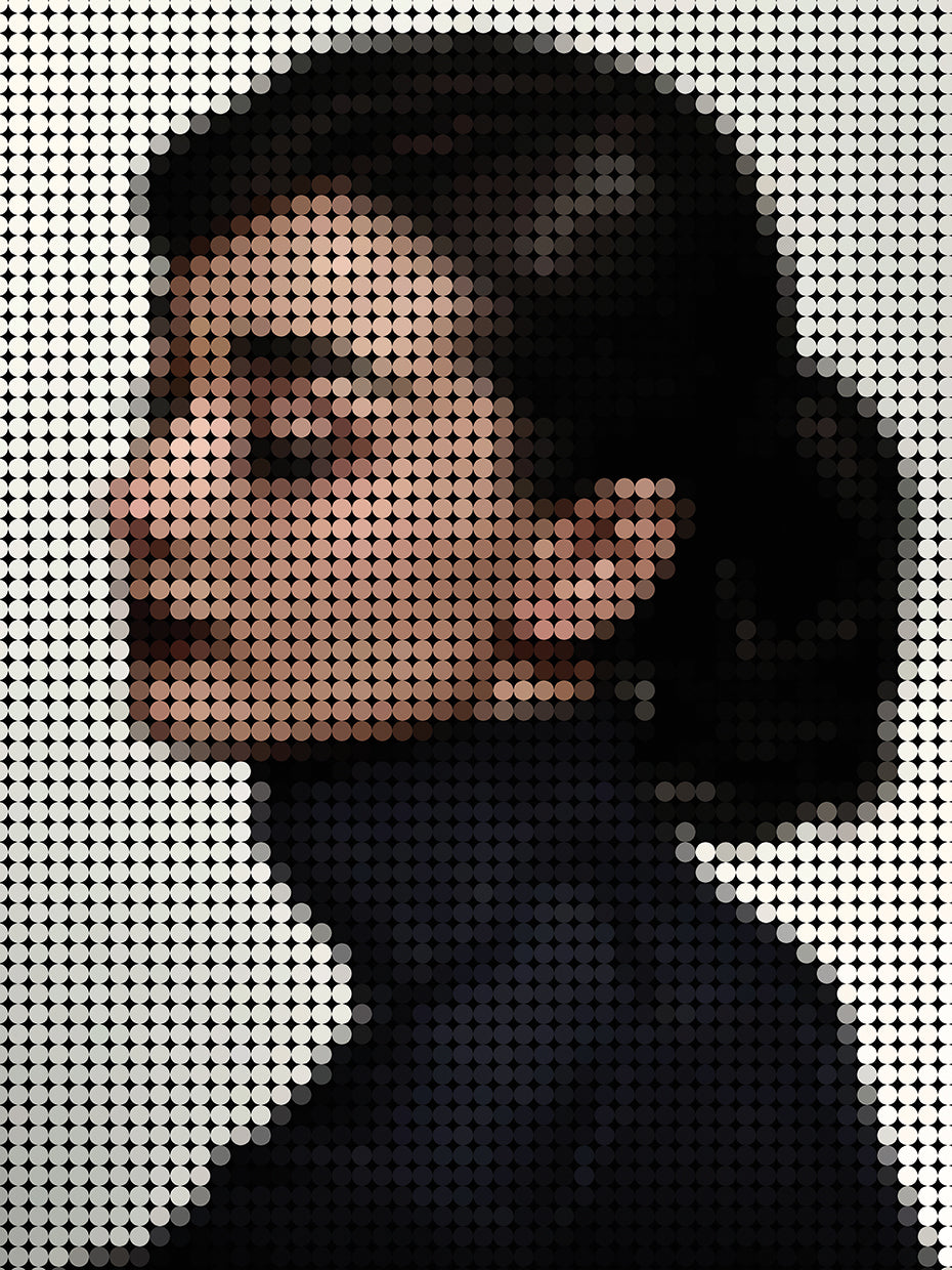 Audrey Hepburn in Style Dots