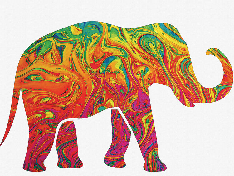 Psychedelic Elephant