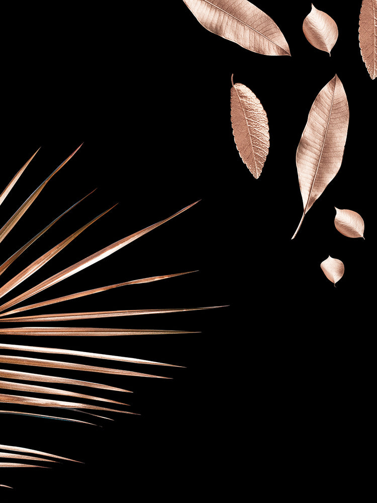 Fashion Rose Leaves Composition 1