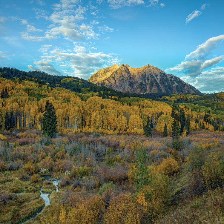 Autumn Sunrise Over East Beckwith Mountain 2