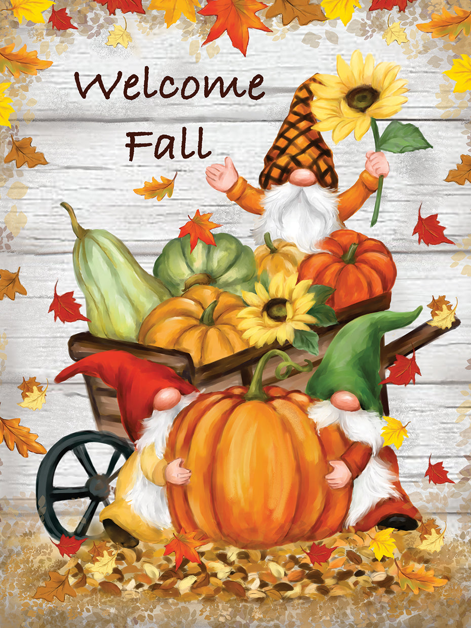 Gnomes with Pumpkins