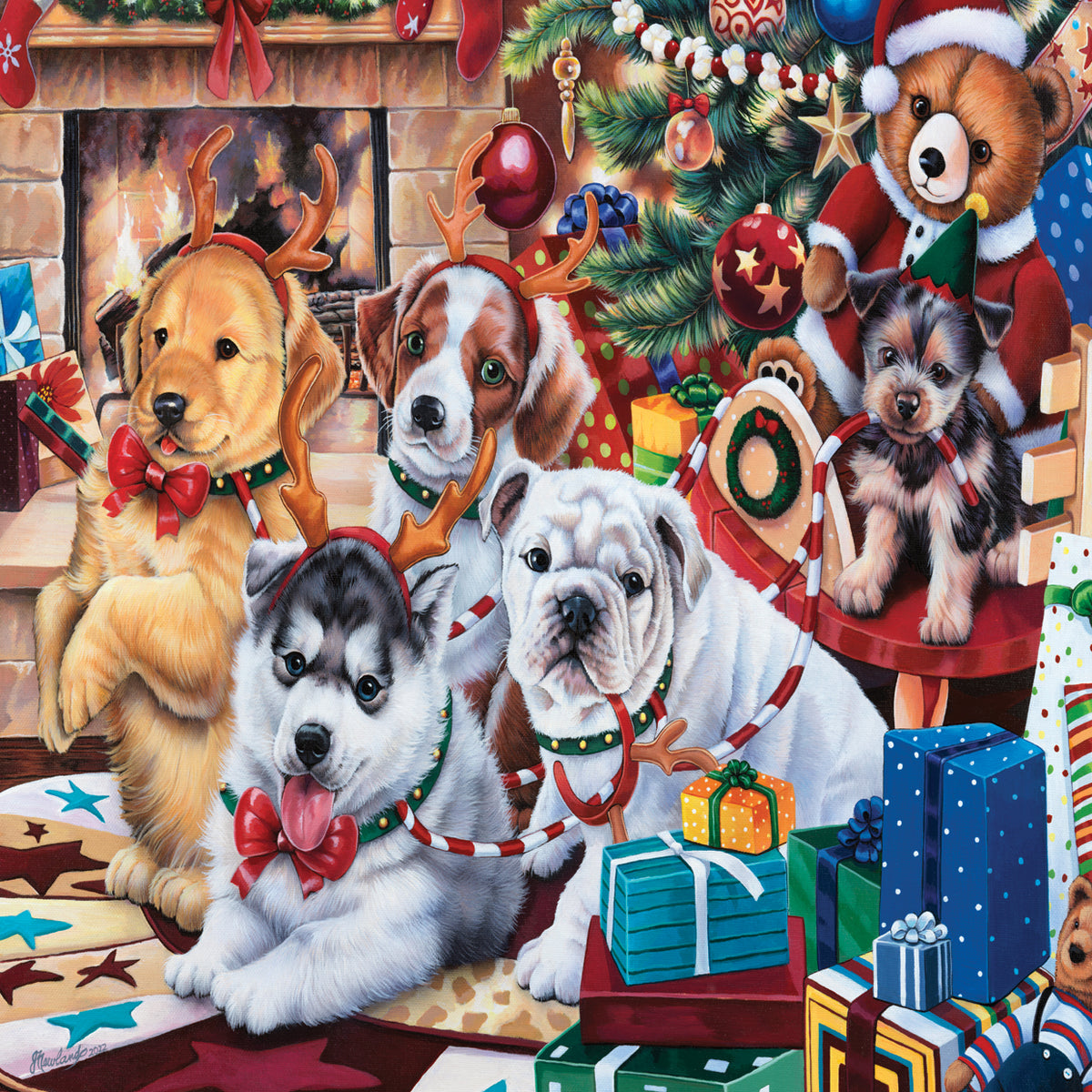 Christmas Puppies
