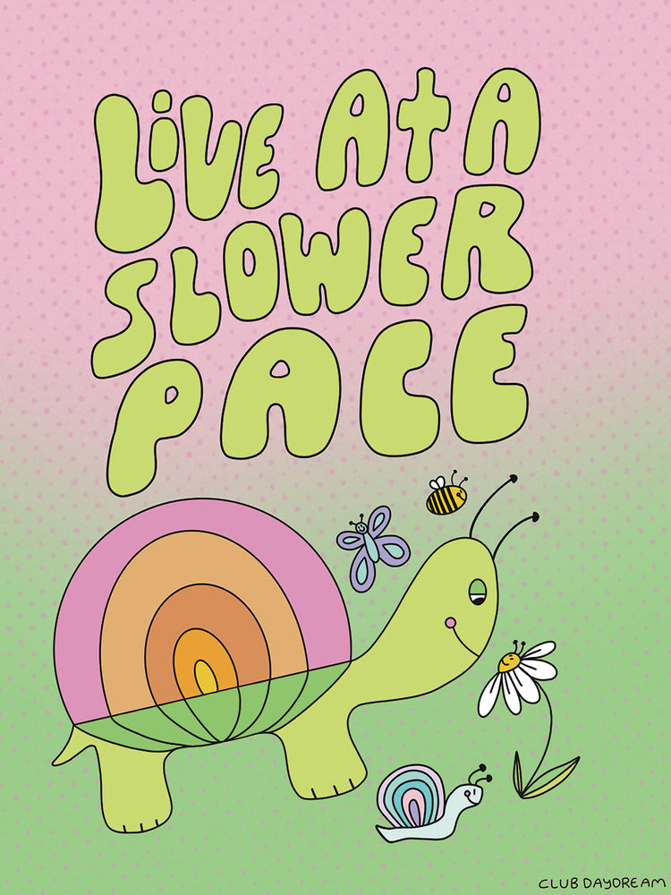 Live At A Slower Pace
