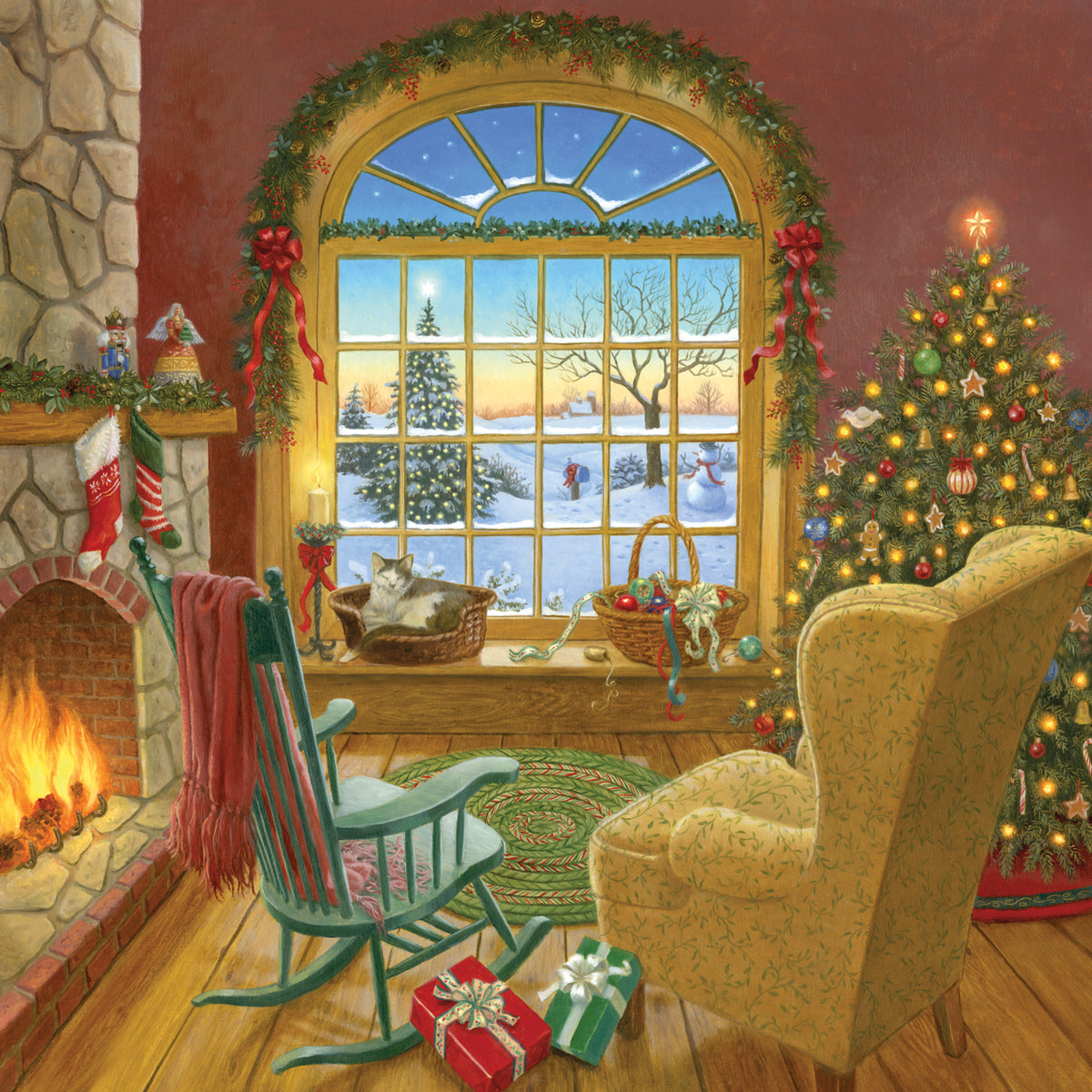 Cosy Christmas Cat