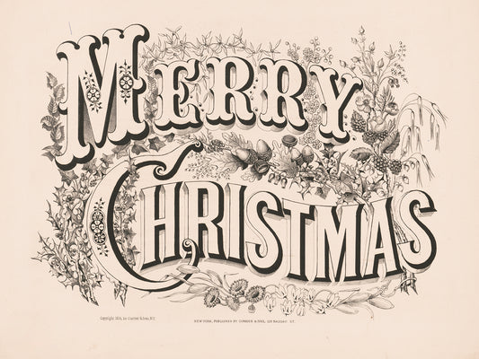 Vintage Christmas Typography