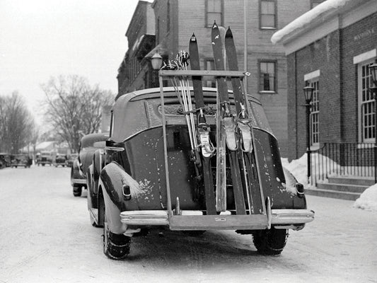 Vintage Skis Car
