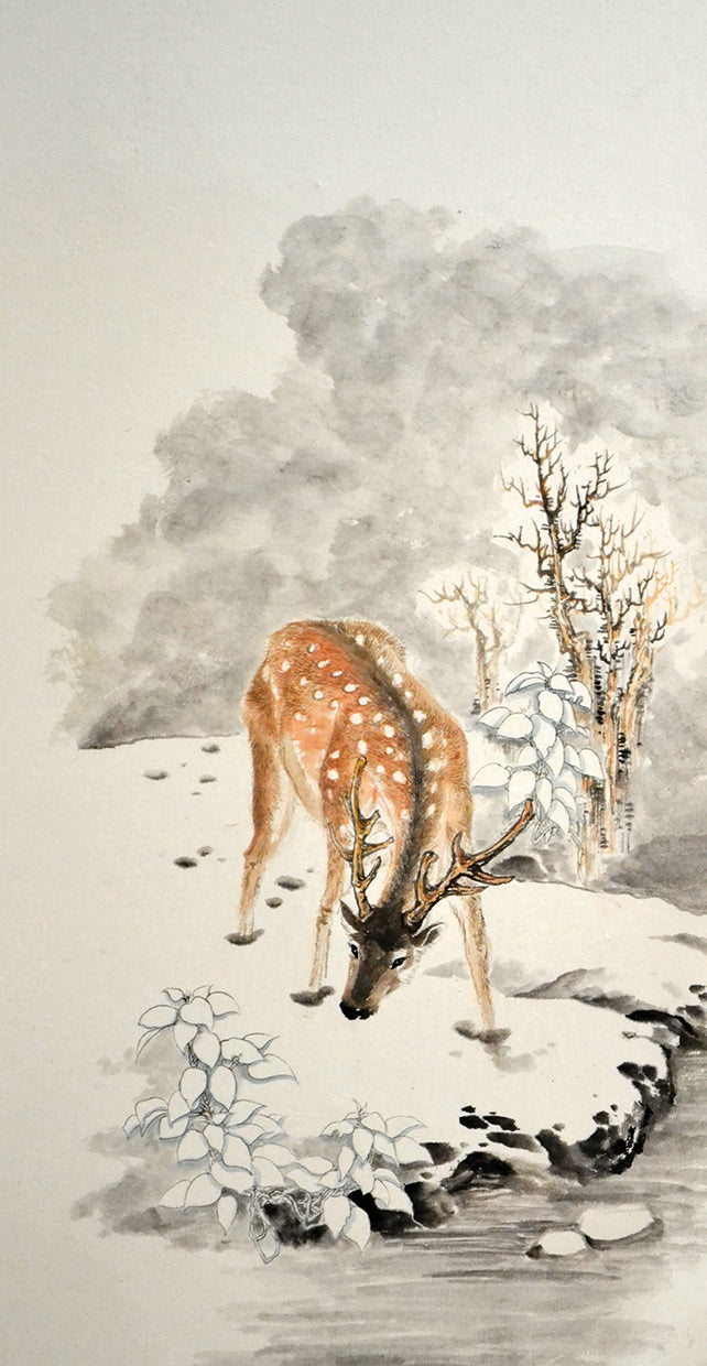 Winter Deer