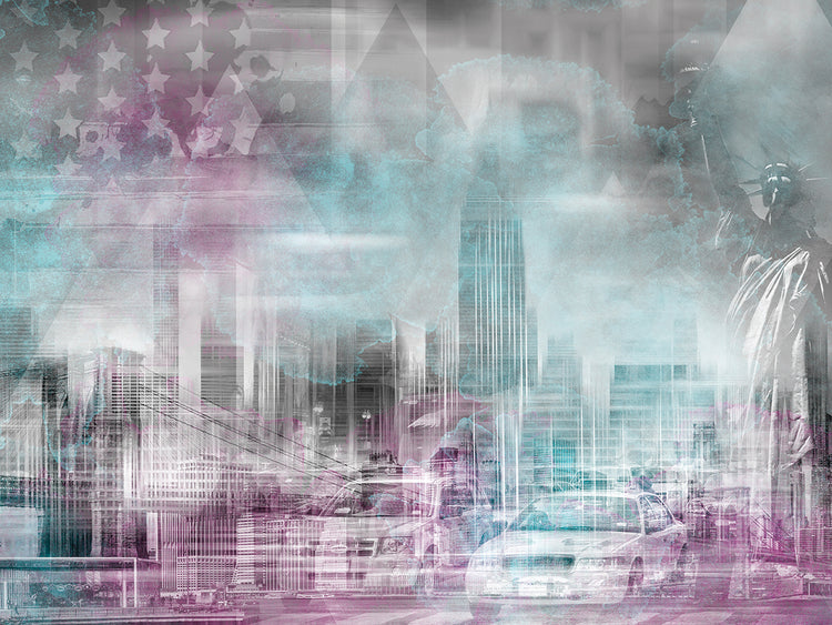 City Shapes MANHATTAN COLLAGE