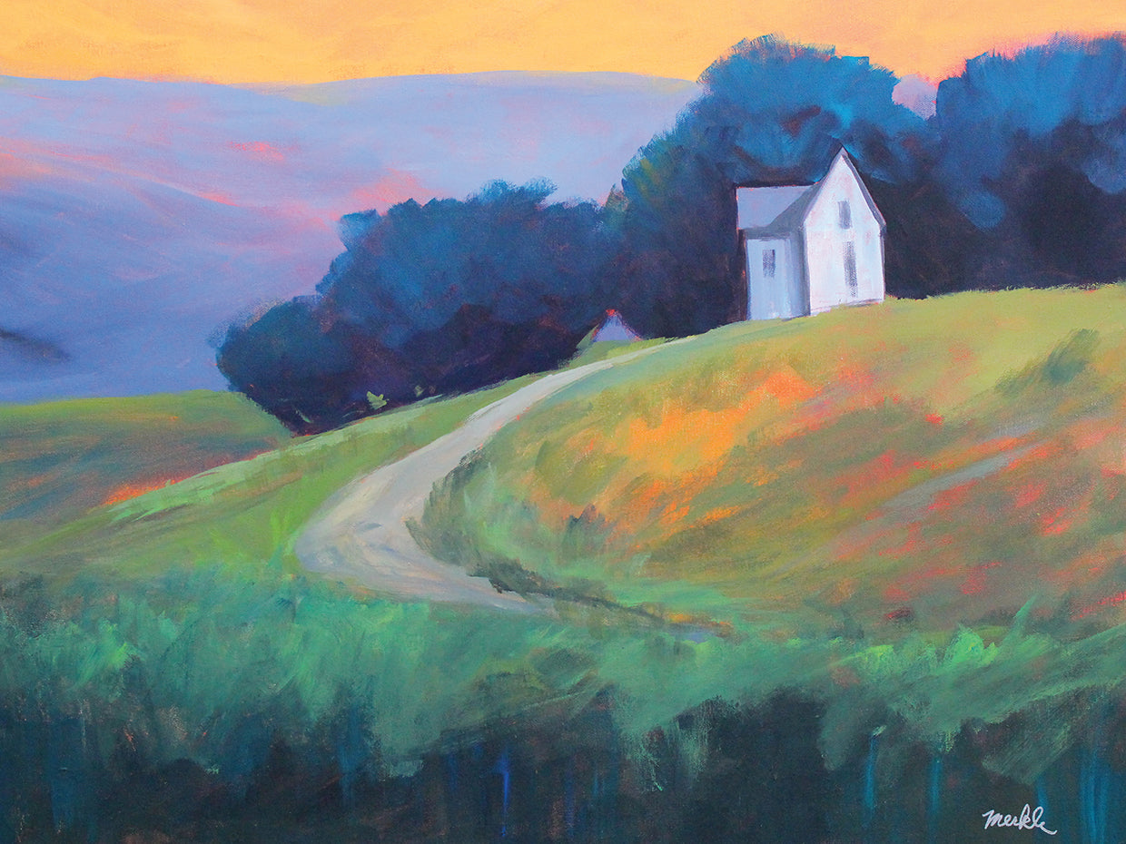 Country House at Sunset