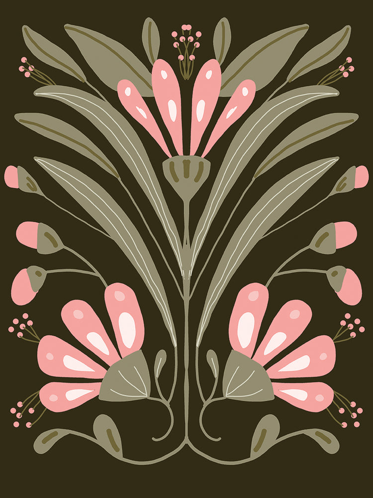 Pinky Floral Tile