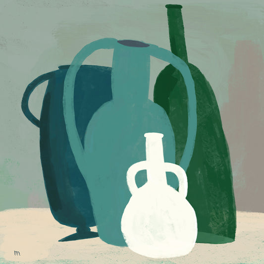Composition With Aqua Jar