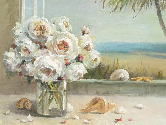Coastal Roses v.2 Canvas Print