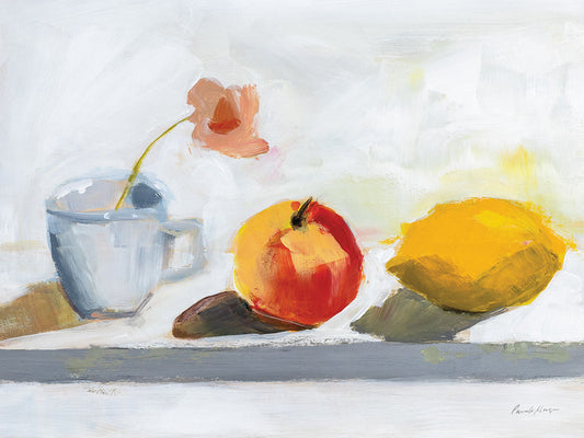 Lemon Apple Cup Canvas Print