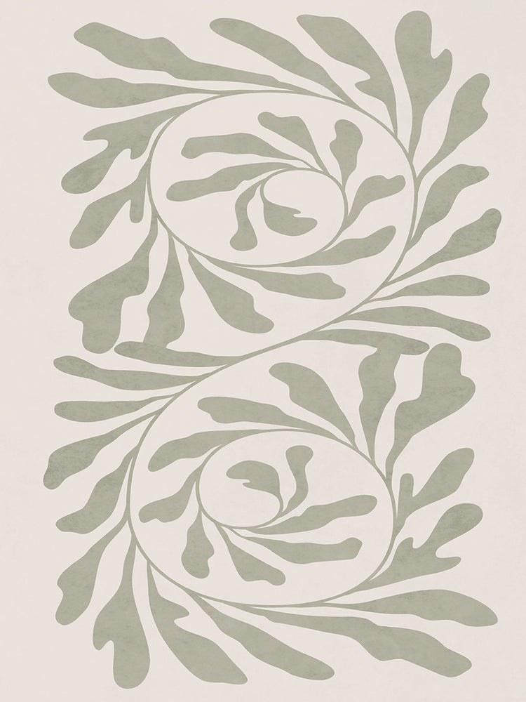 Olive Green Abstract