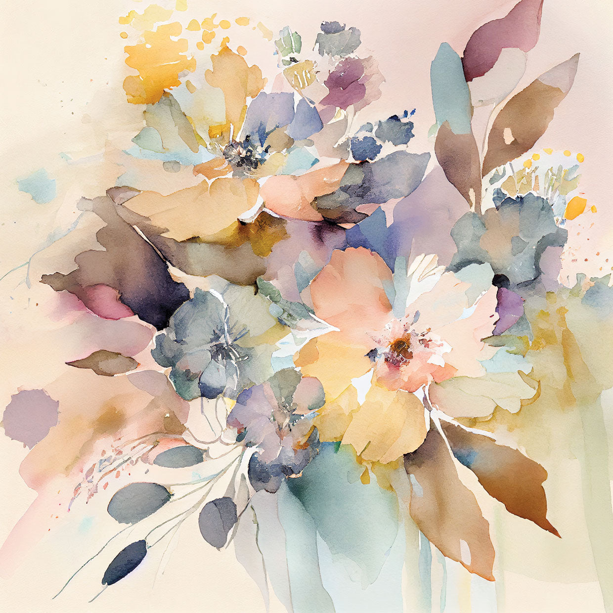 Abstract Florals and Foilage II