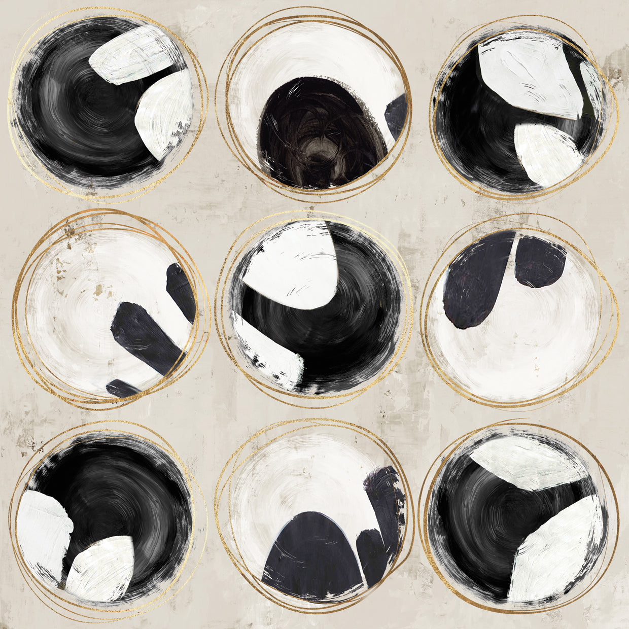 Black and White Tribal