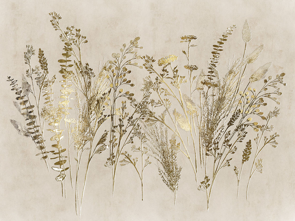 Gold Floral