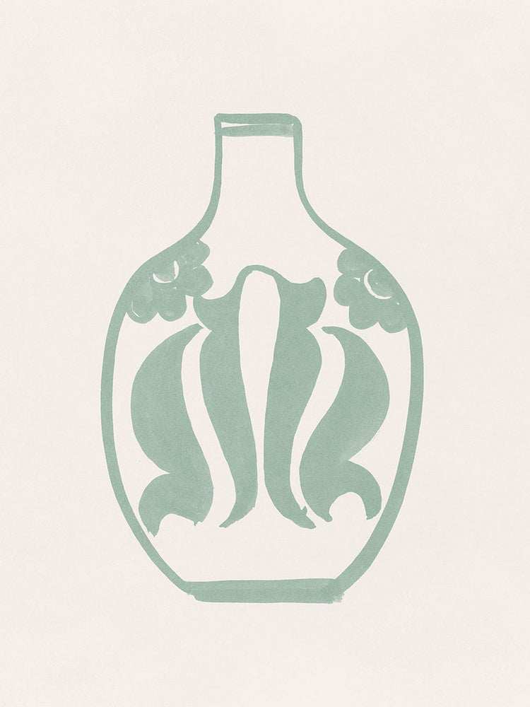 Green Vase I