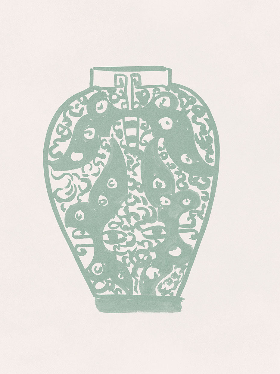 Green Vase III