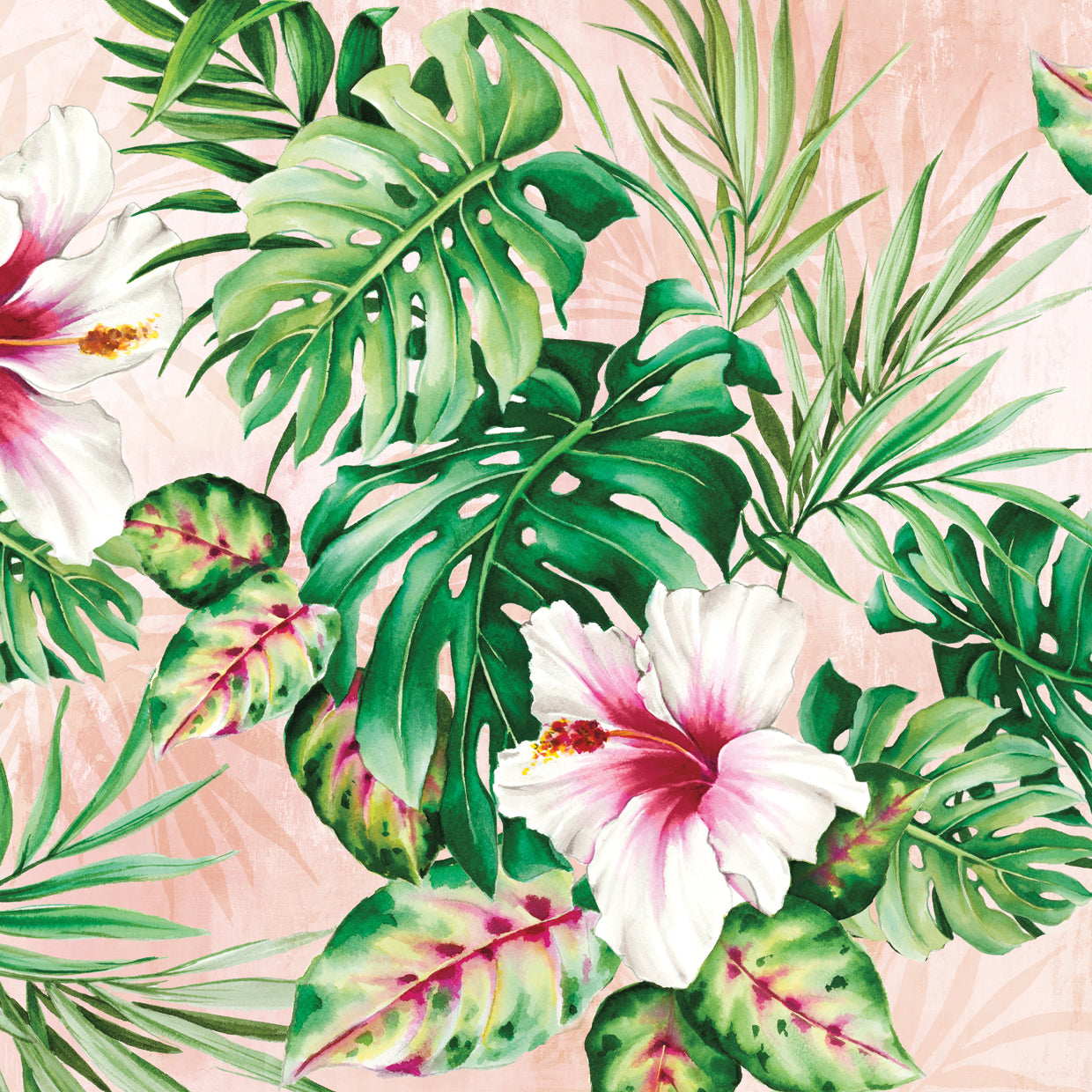 Hot Tropical Floral
