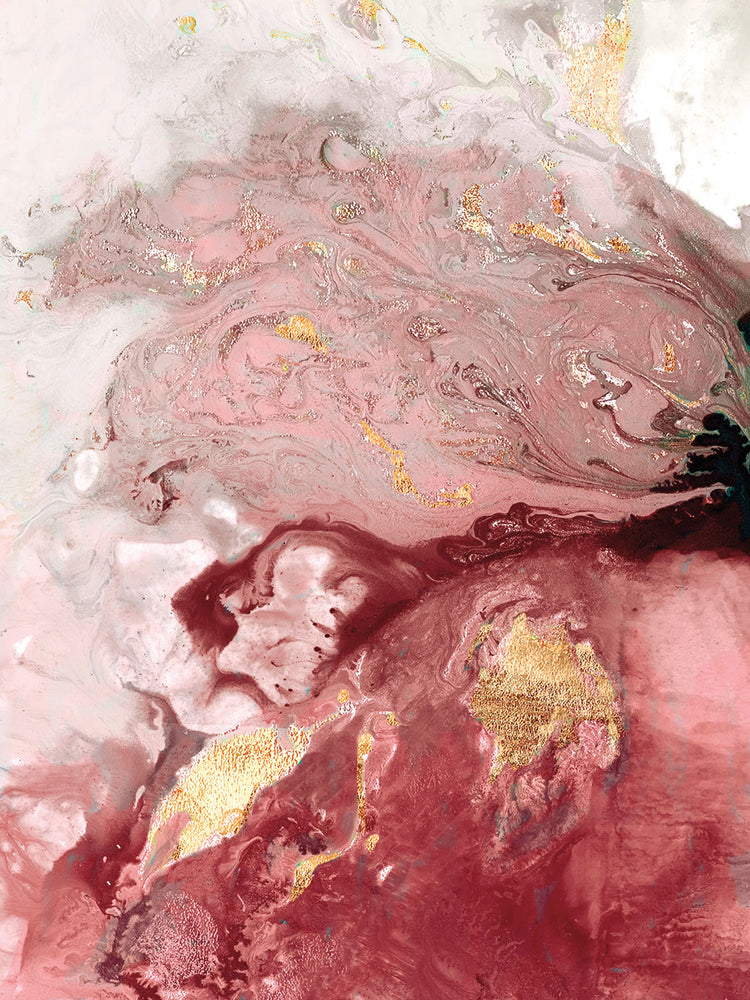 Ocean Splash I Crimso...