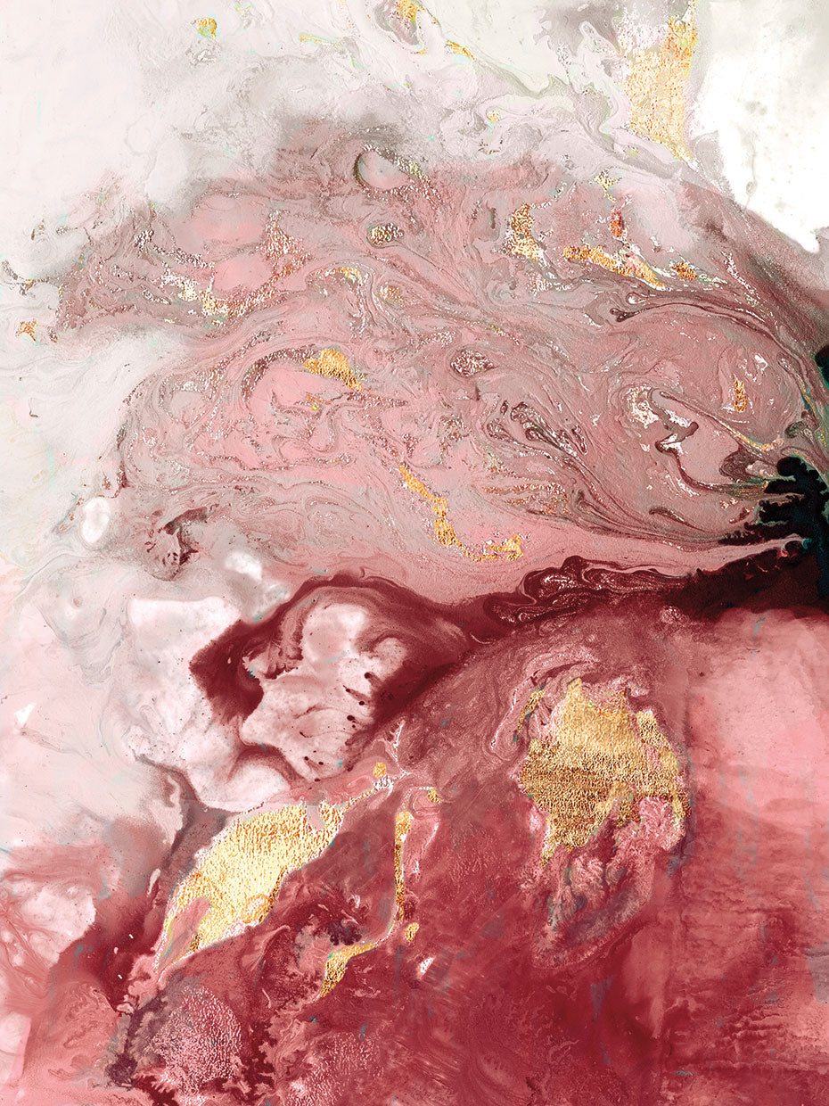 Ocean Splash I Crimso...