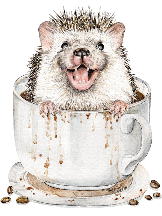 Coffee Hog Canvas Print