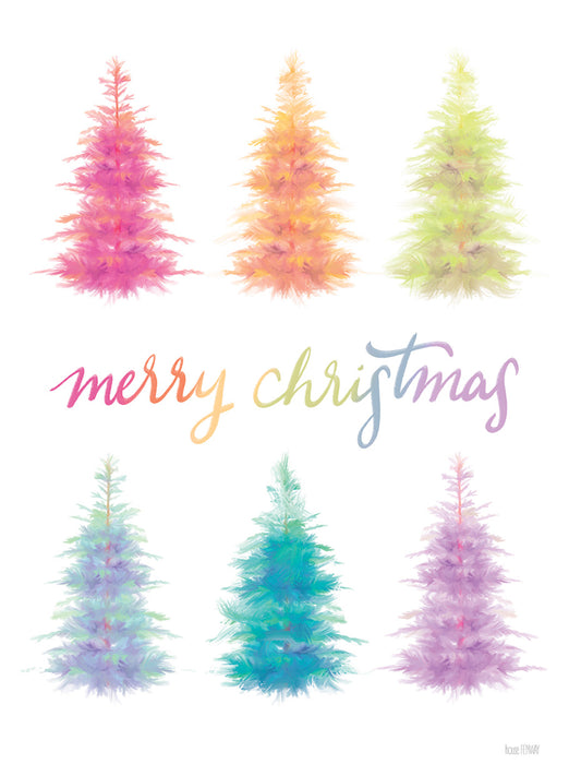 Whimsical Merry Christmas I Canvas Print