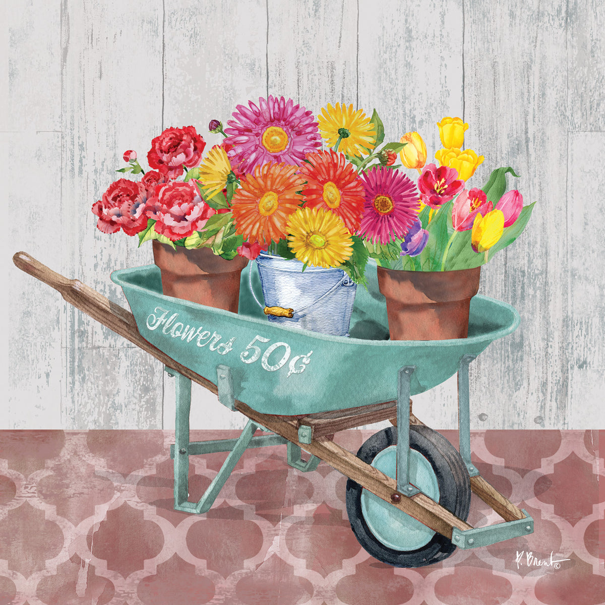 Flower Cart III