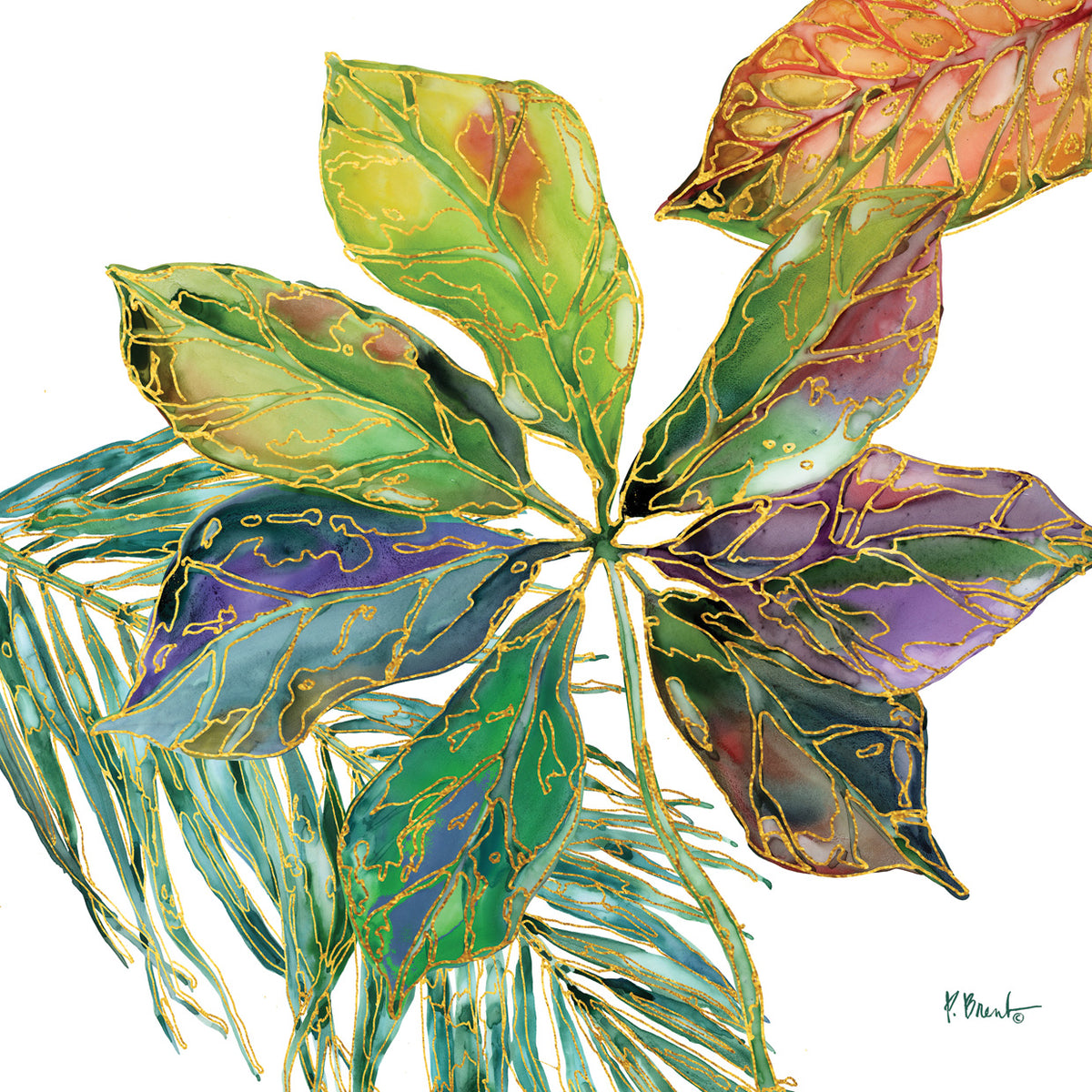 Spectrum Palm Fronds III