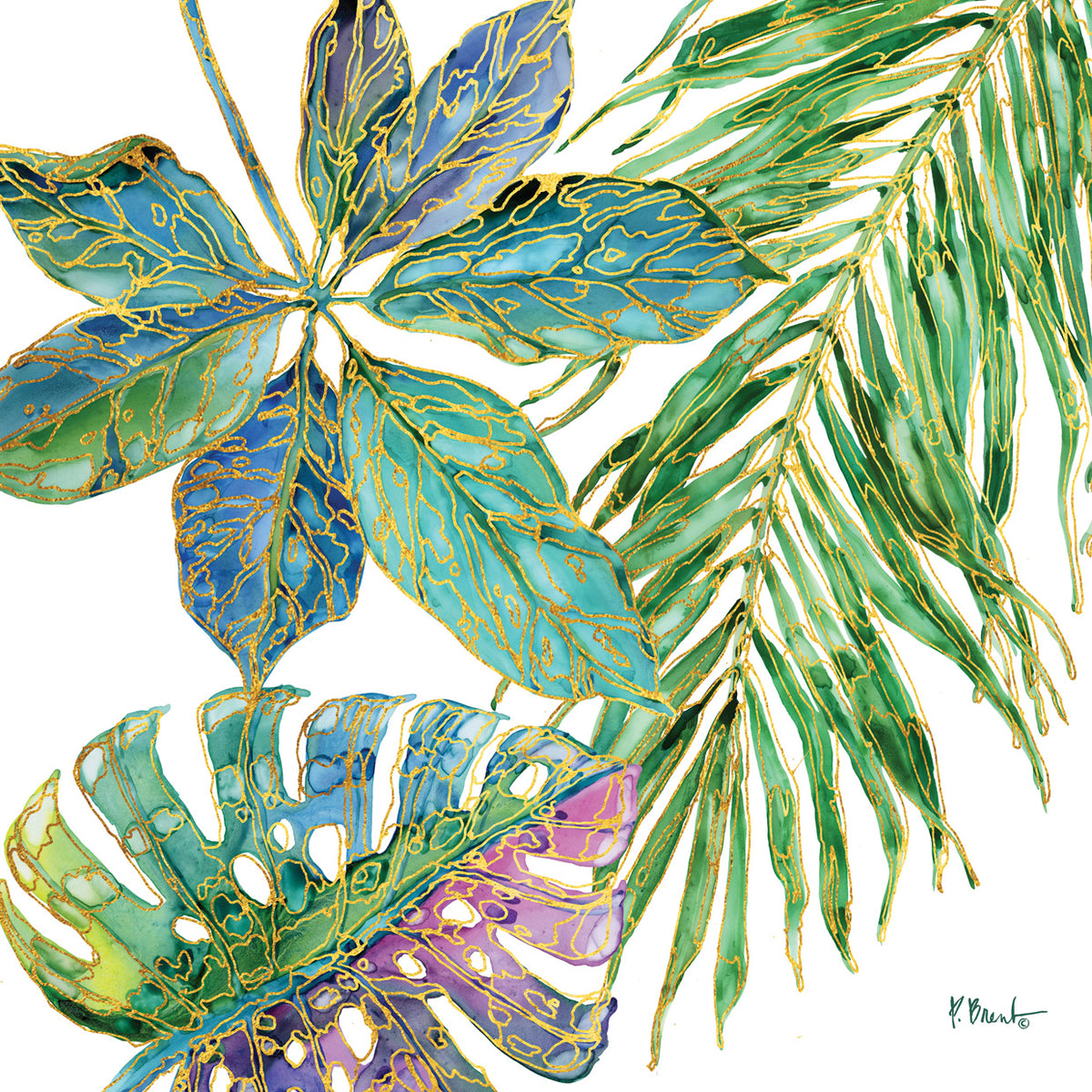 Spectrum Palm Fronds IV