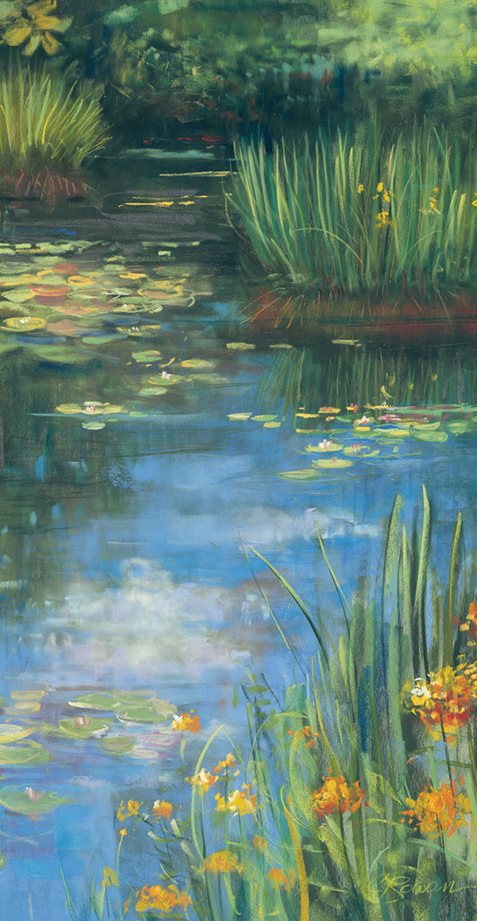 Garden Pond III Canvas Print