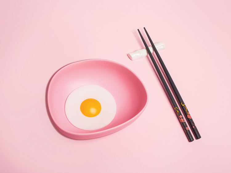 Egg and Chop Sticks