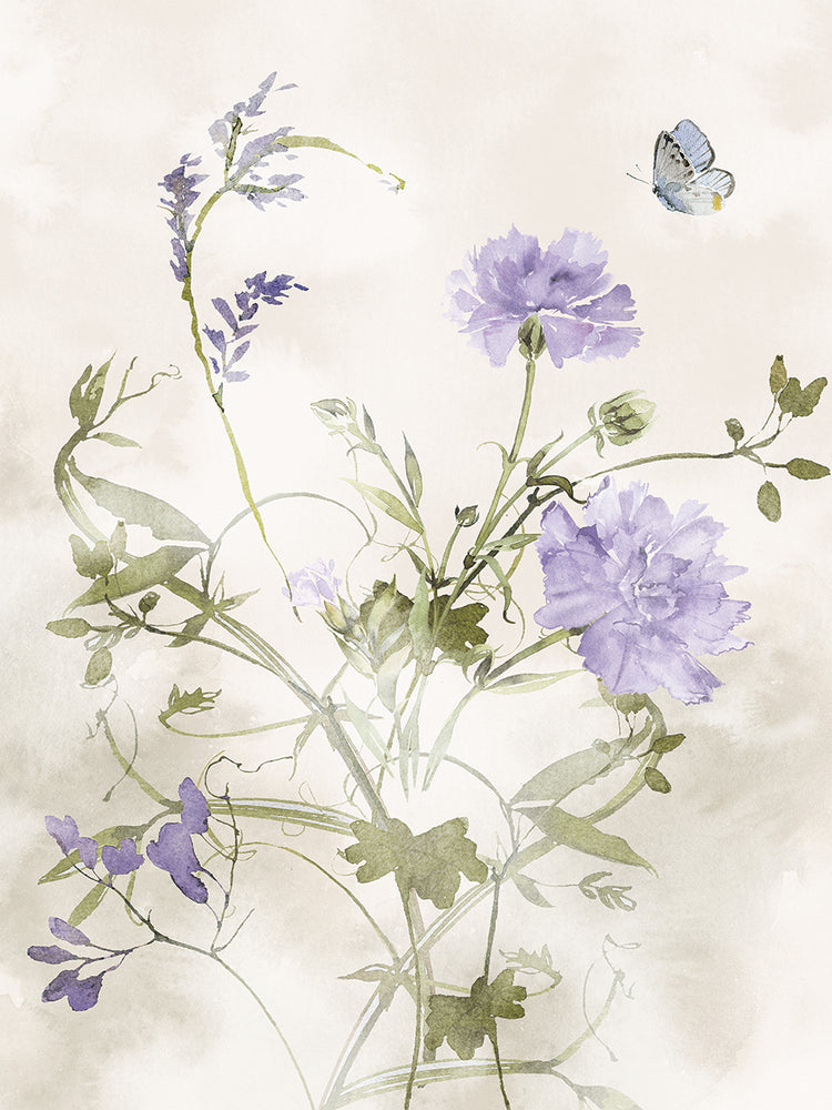 Tangled Floral Purple