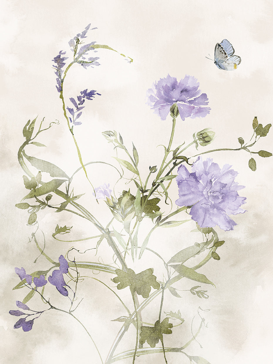 Tangled Floral Purple