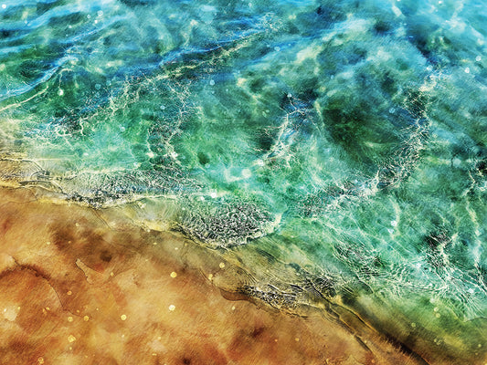 Nautical Water Sand 1 Canvas Print