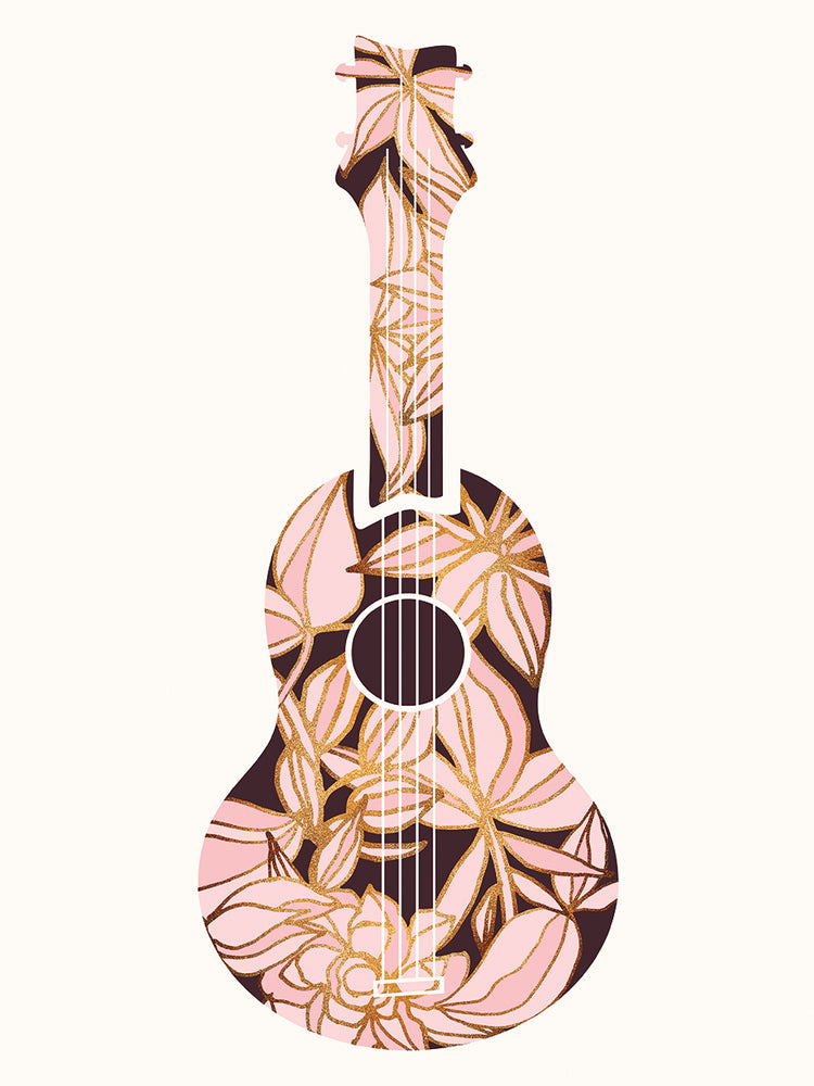 Floral Ukulele