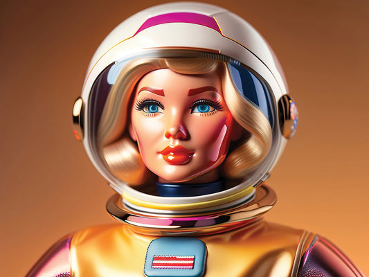 Astronaut Adventure Doll 2 Canvas Print