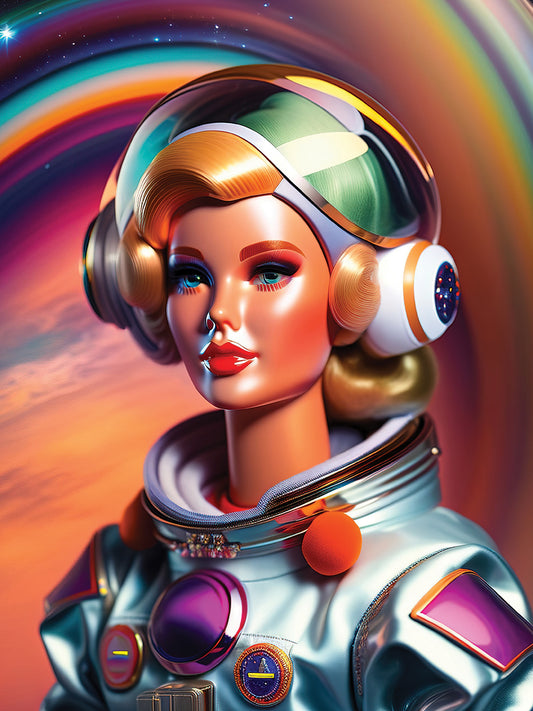 Astronaut Adventure Doll 8 Canvas Print