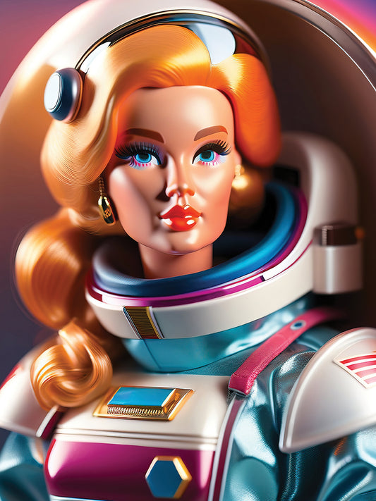 Astronaut Adventure Doll 10 Canvas Print