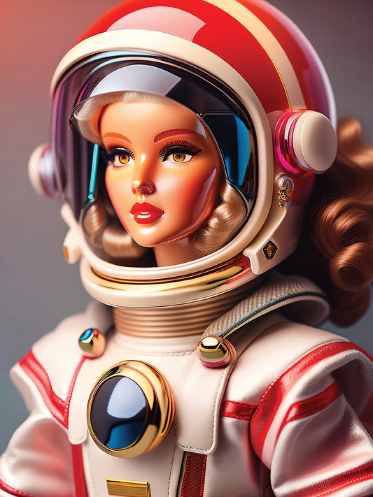 Astronaut Adventure Doll 11 Canvas Print