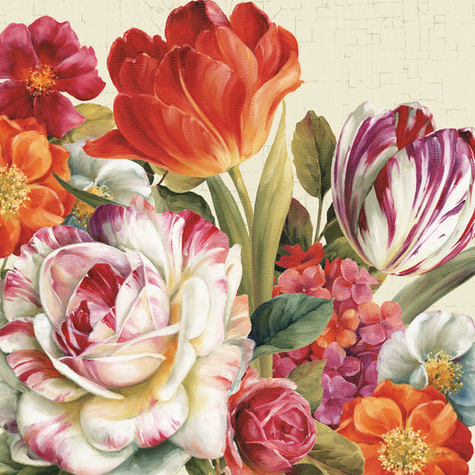 Garden View Tossed - Florals Canvas Print