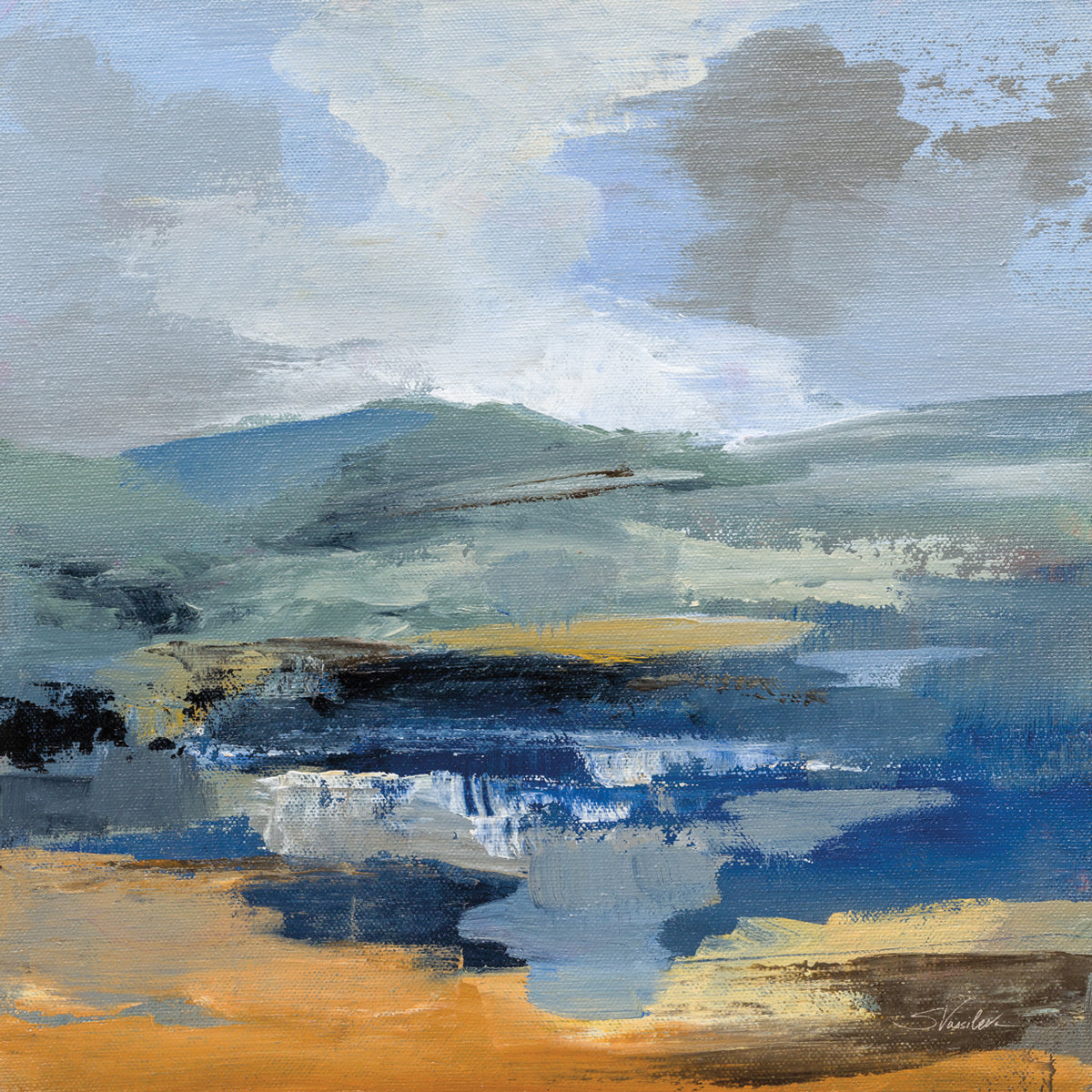 April Mountain River I