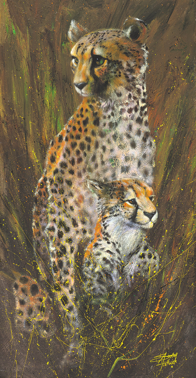 Cheetah - Mother and Child