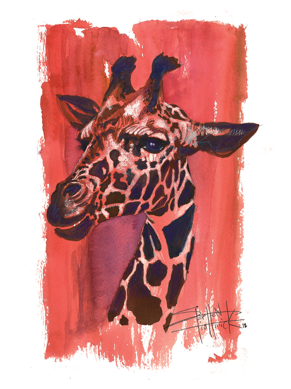 Wild Colors Giraffe
