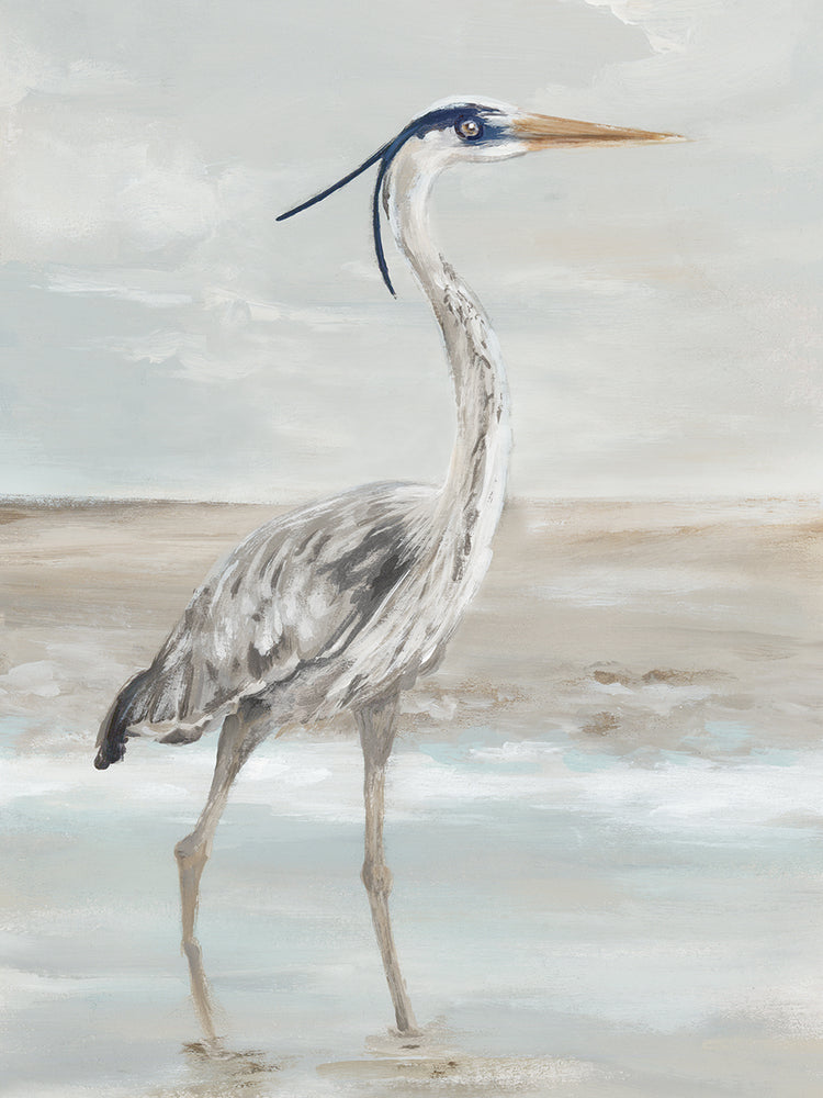 Heron on the Beach Walk