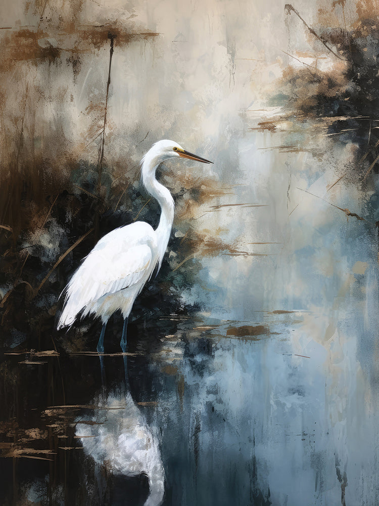 Egret in Lake