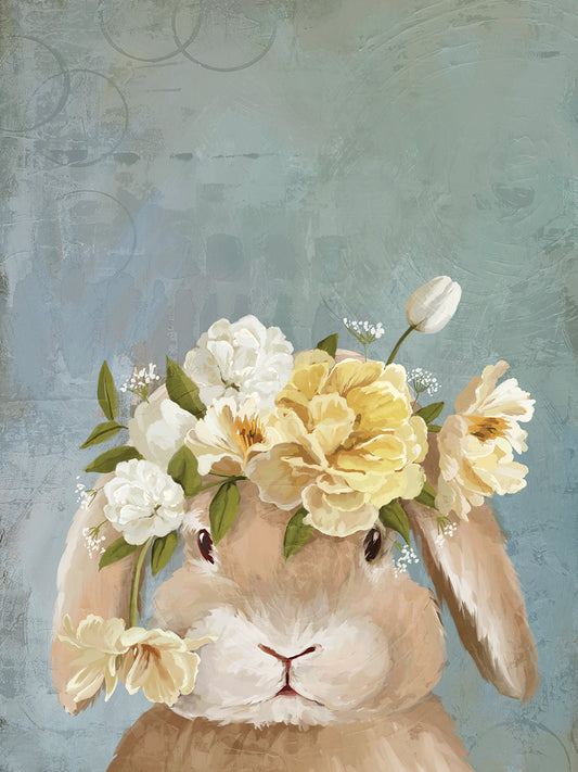 Animal and Flower Portrait Bunny 1