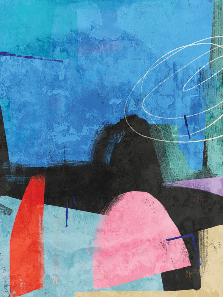 Abstract Pastel with Black 2