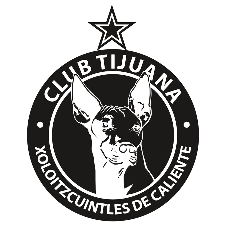 Club Tijuana Xoloitzcuintles de Caliente B&W